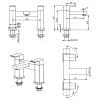 Vema Lys Deck Mounted Bath Filler - Chrome - Image 2