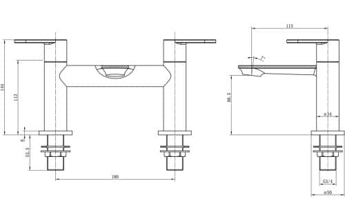 Loire Bath Filler - Image 3