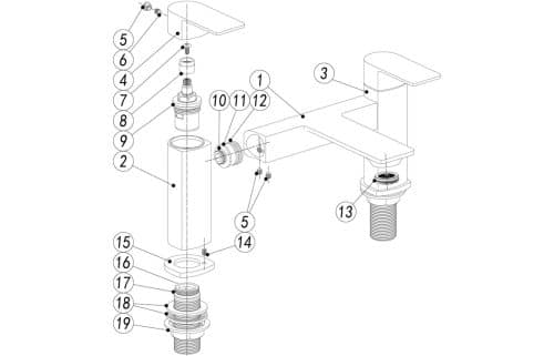 Bellona Bath Filler - Image 2