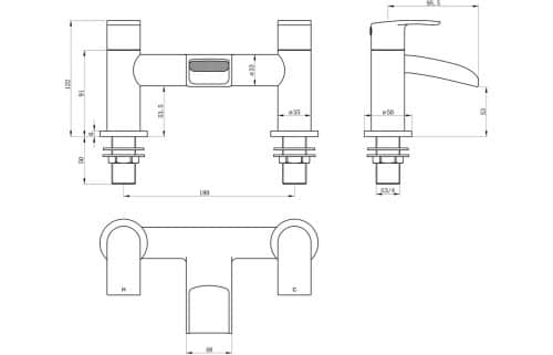 Reims Bath Filler - Image 3