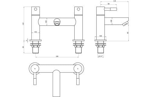 Sopra Bath Filler - Image 3