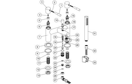 Sopra Bath Shower Mixer - Image 2