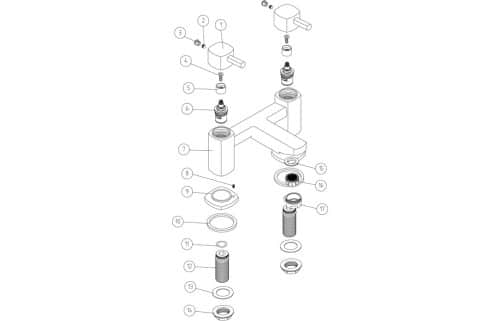 Toulon Bath Filler - Image 2