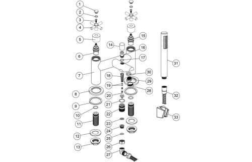 Orford Bath/Shower Mixer - Image 2