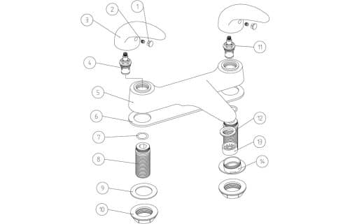 Nerola Low Pressure Bath Filler - Image 2