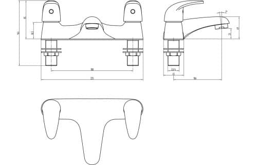 Nerola Low Pressure Bath Filler - Image 3