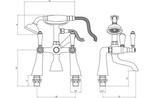 Millom Bath/Shower Mixer - Image 3