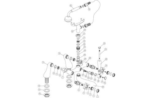 Bordon Bath/Shower Mixer - Image 2