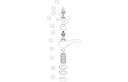 Salton Bath Pillar Taps - Image 2