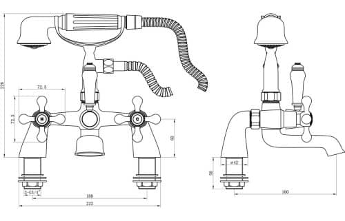 Salton Bath/Shower Mixer - Image 3