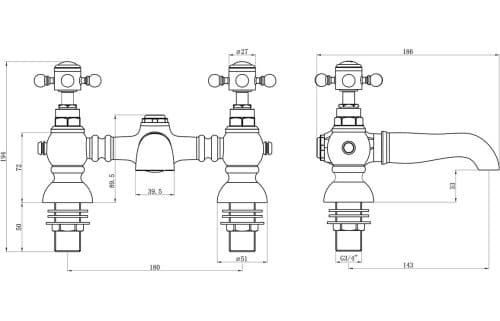 Tadlow Bath Filler - Image 3