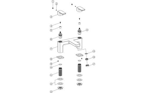 Adria Bath Filler - Image 2