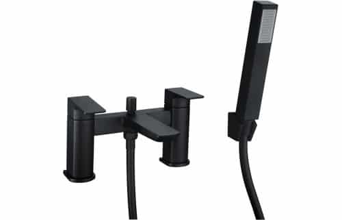 Berio Bath Shower Mixer - Matt Black