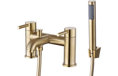 Pescara Bath Shower Mixer - Brushed Brass