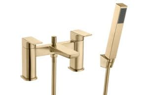 Berio Bath Shower Mixer - Brushed Brass