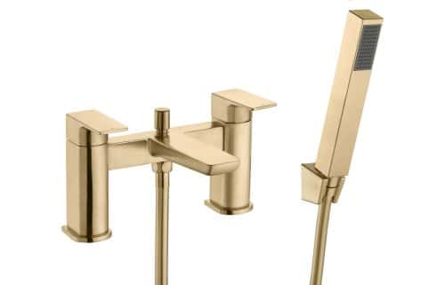 Berio Bath Shower Mixer - Brushed Brass