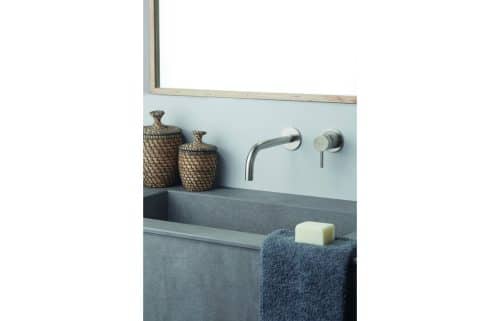Vema Tiber Wall Mounted Basin Mixer - St/Steel - Image 2