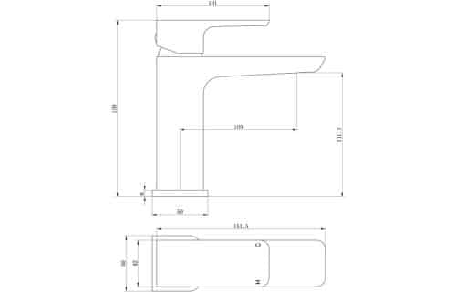 Berio Basin Mixer & Click Clack - Chrome - Image 3