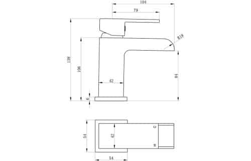 Marne Mono Basin Mixer - Image 3