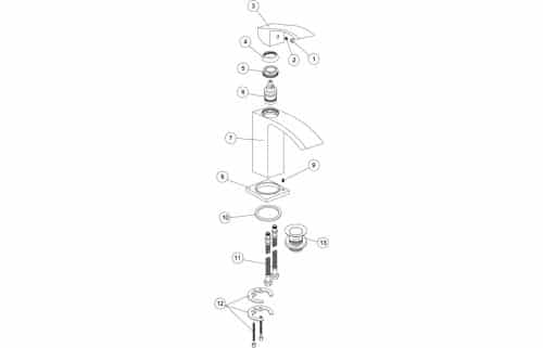Corsica Mono Basin Mixer - Image 2