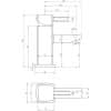 Toulon Mono Basin Mixer - Image 3