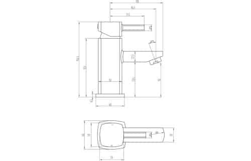 Toulon Mono Basin Mixer - Image 3