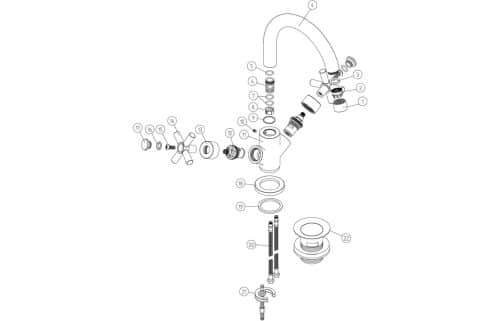 Orford Basin Mixer - Image 2