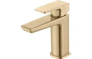 Berio Mono Basin Tap - Brushed Brass