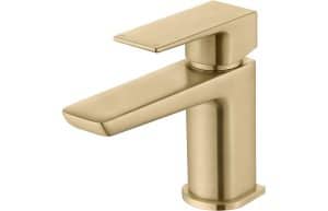 Berio Mono Cloakroom Basin Tap - Brushed Brass