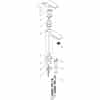 Berio Mono Tall Basin Tap - Brushed Brass - Image 2
