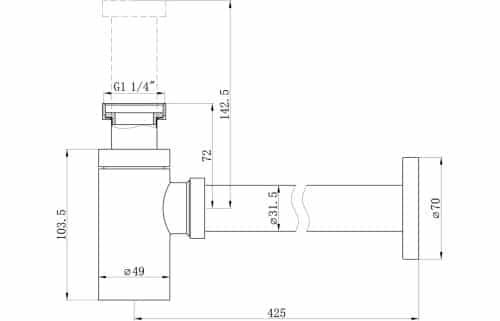 Modern Bottle Trap Inc. Extension & Flange - Image 3