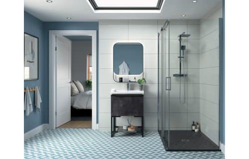 Iconix Semi-Framed Sliding Door - 1100mm - Image 3
