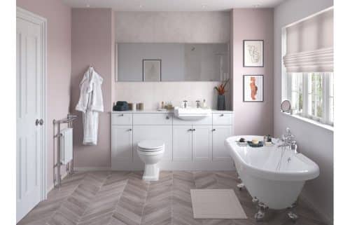 Benita Soft Close Toilet Seat - Satin White Ash - Image 2