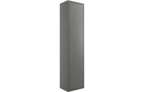Perla 300mm 1 Door Wall Hung Tall Unit - Matt Grey