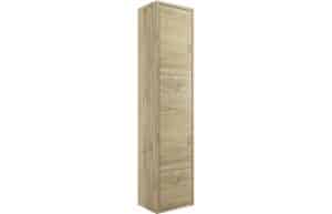 Perla 300mm 1 Door Wall Hung Tall Unit - Havana Oak