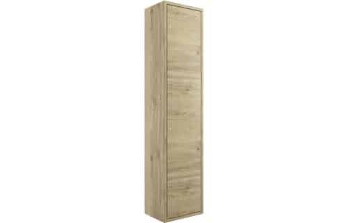 Perla 300mm 1 Door Wall Hung Tall Unit - Havana Oak