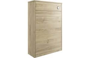 Perla 600mm Floor Standing WC Unit - Havana Oak