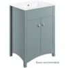 Lucia 610mm Basin Unit (exc. Basin) - Sea Green Ash