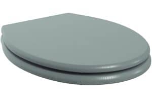 Lucia Soft Close Wood Effect Toilet Seat - Sea Green Ash
