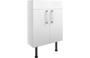Alba 600mm Slim Basin Unit - White Gloss