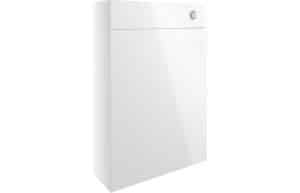 Alba 600mm Slim WC Unit - White Gloss