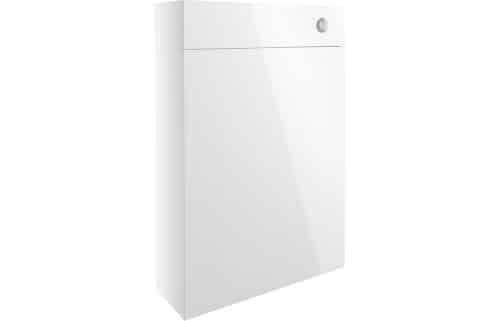Alba 600mm Slim WC Unit - White Gloss