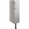 Alba 200mm Toilet Roll Holder - Light Grey Gloss