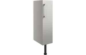 Alba 200mm Toilet Roll Holder - Light Grey Gloss