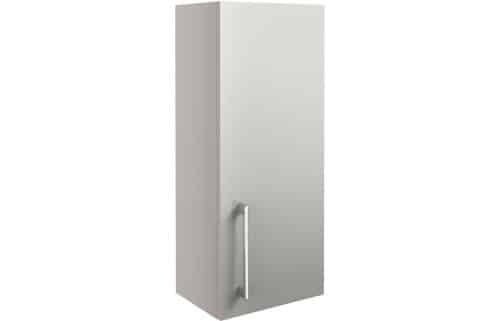 Alba 300mm Wall Unit - Light Grey Gloss