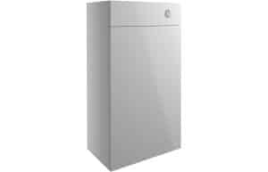 Alba 500mm WC Unit - Light Grey Gloss