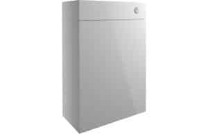 Alba 600mm WC Unit - Light Grey Gloss