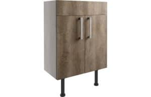 Alba 600mm Basin Unit - Nebraska Oak