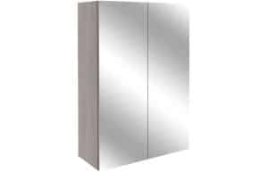 Alba 500mm Mirrored Unit - Nebraska Oak