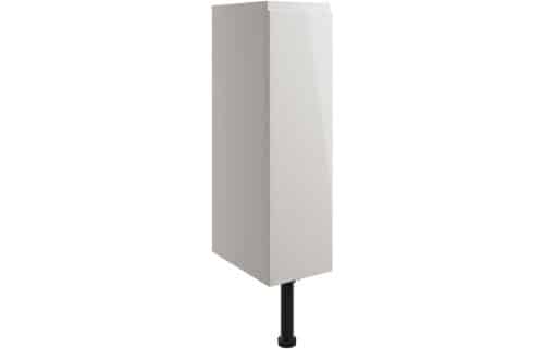 Valesso 200mm Toilet Roll Holder - Pearl Grey Gloss